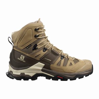 Salomon QUEST 4 GORE-TEX - Miesten Vaelluskengät - Ruskea